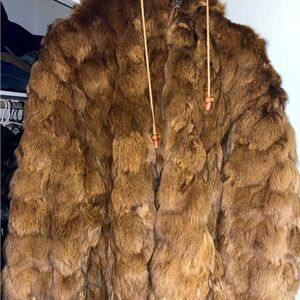 Chic Brown Faux Fur Teddy Jacket